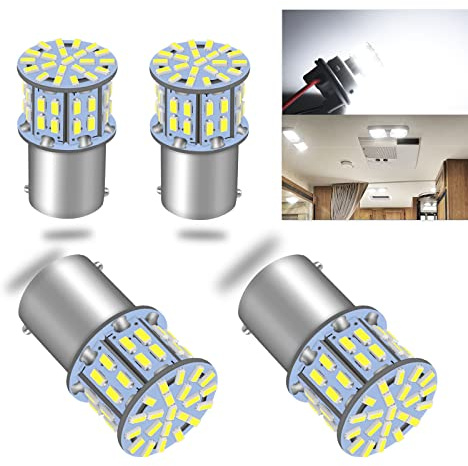 JEFLYM 4 Stück 1156 Glühbirne,4 watt 12v DC Glühbirne - für Outdoor Landschaft Innenhof beleuchtung