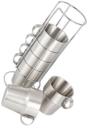 Toddmomy Doppelschichtige Edelstahl-tasse Für Freizeit Geeignet Für Heiße Und Kalte Getränke Wie Wasser Milch Und Bier Kompakt Und Langlebig Für Outdoor-veranstaltungen