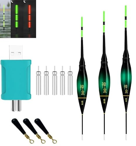 Nexoria Posen Angeln, 3 Stück Posen Angeln Angelposen Leuchtposen Posen Angeln Mit Gravity Sensing Und Basis ngelpose Laufpose Allroundpose Schwimmer Karpfenposen
