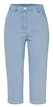 Relaxed by Toni Damen Caprijeans »Meine Beste Freundin« in sommerlicher Caprilänge 42 hellgrau | 052
