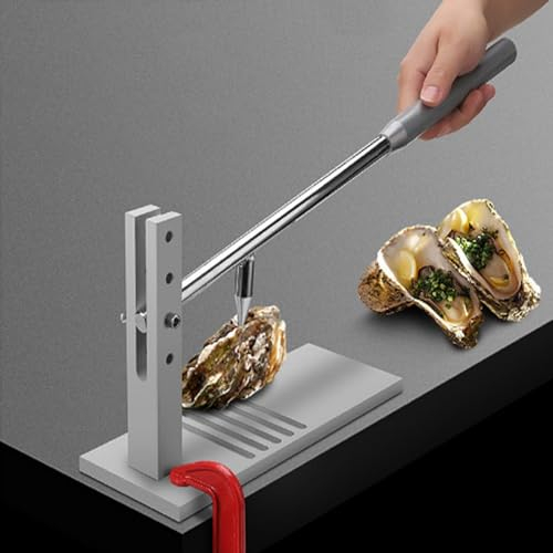 Austern-Shucker-Maschine Austernöffner Profi Set Austernmuschel-Schalen-Werkzeug Satz-Comercial Austern-Öffner-Kit Mit1 Schnittfeste Handschuhe 2 Austernmessern