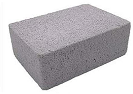 Bloc de nettoyage de pierre, bloc pierre de nettoyage de cuisine, briques de nettoyage de grille pour barbecue, pierre ponce raffinée, brique à repasser pour un nettoyage sûr, efficace et N0 Abrasi