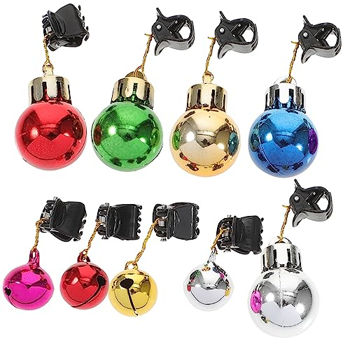 Ciieeo 40stücke Weihnachts-bartclips Weihnachtlicher Bart-schmuck Bartanhänger für Feiertage Weihnachtsdekoration für Partys