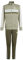 adidas Unisex - Bambini SEASONAL ESSENTIALS TIBERIO 3 STRIPES TRICOT TRACKSUIT, silver pebble/white/wonder silver, 9-10 Years