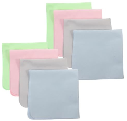 Beaupretty 8pièces Chiffon De Nettoyage Pour Lunettes Lot De Lingettes Nettoyantes Pour Lentilles De Lunettes Chiffons Portables Pour Lentilles