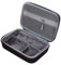 MUCKLILY Electric Hair Clipper Carrying Case Eva Portable Storage Bag for Hairdressing Tools Shockproof Organizer with Zipper Pocket for Accessories Travel-Friendly Design