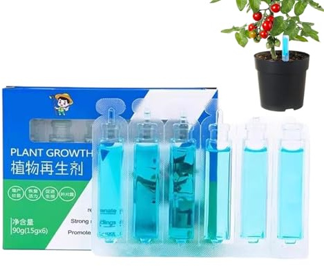 Dünger Für Zimmerpflanzen | 15g x 6 Stück Flüssigdünger für Pflanzen,Wurzelpflege und Universaldünger für Garten-, Orchideen-, und Tomatenpflanzen