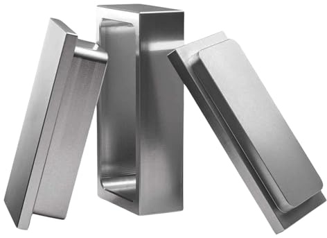 LetCart Molde Pre Prensa de Rosin Rectángulo de 2 x 4 In Rectangular, Moldes de Pre-Prensa de Aluminio Rosin Pre Press Mold Metálico para Extracción de Rosin Sin Solvente DIY