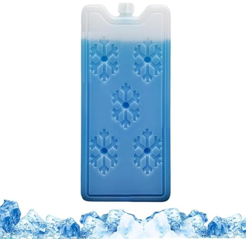 Accumulatori di ghiaccio per frigoriferi, refrigerante a lunga durata, pacchetti di ghiaccio in gel per frigoriferi, per viaggi all'aperto, picnic, escursioni, cucina, bevande e succhi, latte materno