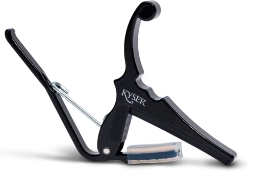 Kyser Schnellwechsel-Kapodaster für elektrische gitarren, Schwarz, KGEB