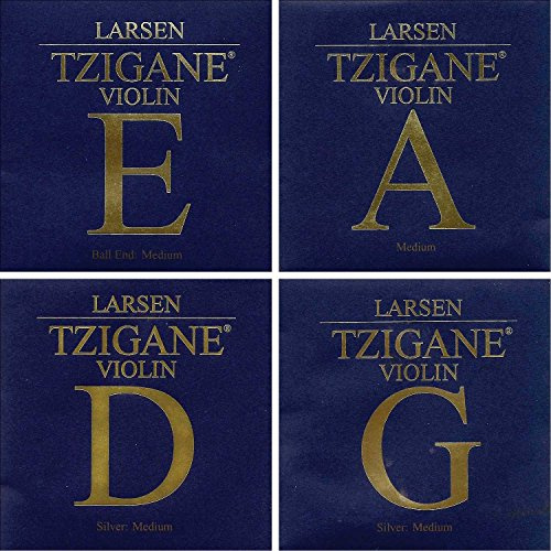 Larsen Tzigane (Ravel) 4/4 Violine Saiten Set – Medium Gauge mit Ball E