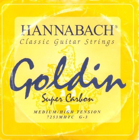 Hannabach 7253 'Goldin' - g3 Konzertgitarre - medium/high
