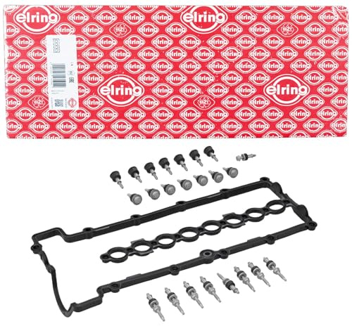 Elring 357.900 Jeu de joints d'étanchéité, couvercle de culasse | Compatible avec: BMW 1, 3, 3, 3 Cabriolet, 3 Compact, 3 Coupe, 3 Touring, 3 Touring, 5, 5 Touring, X3