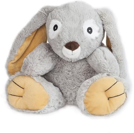 Pelucho - Bouillotte Peluche Lapin - Bien-Être, Chaleur et Douceur - Micro-Ondable - Grains de Blé et Fleurs de Lavande - Fabriquée en France