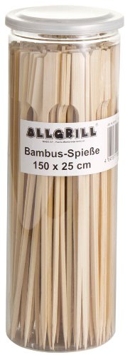 PaellaWorld 9816 Bambus-Spieße 25 cm lang, Inhalt 150 Stück