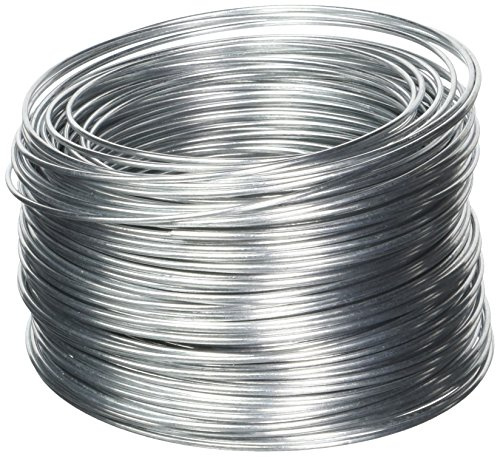 OOK Hobby Wire, 18 Gauge x 110ft, 1 Coil, Silver Steel