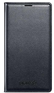 Samsung EF-WG900BBEGWW Flip Wallet per Galaxy S5, Nero