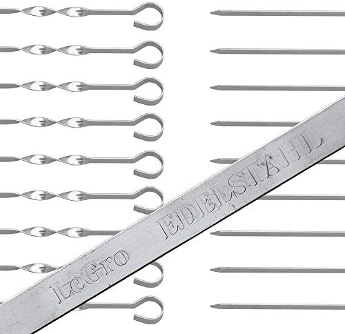 Mangal Schaschlik Spieße 50er Pack Schampura 60cm Edelstahl 1.5 mm