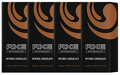 AXE Aftershave Dark Temptation 4x 100ml Rasierwasser Herren Männer Men After Shave Lotion Balsam Rasur (4 Produkte)