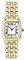 Sekonda 40144 Damen-Armbanduhr, analog, achteckig, goldfarben, weißes Zifferblatt mit römischen Ziffern, Gold, Armband