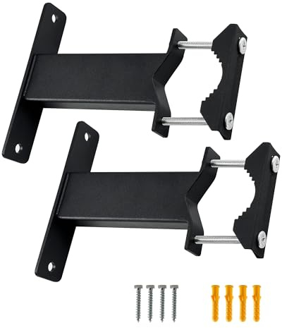 VANROUG 2 supporti per ombrellone da patio, staffa a morsetto per ombrellone, kit di morsetti per ombrellone, staffa di montaggio per ombrellone da esterno, adatto per antenne, ombrelli, bandiere
