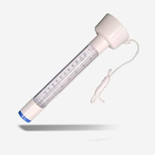 HTS Floating Pool Thermometer Aquatix Pro Premium Water Temperature Thermometers with String, Shatter Resistant, for Outdoor & Indoor Swimming Pools, Spas, Hot Tubs, Aquariums & Fish Ponds