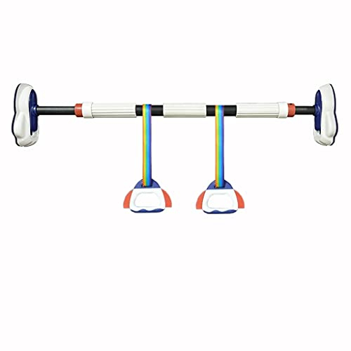 Klimmzugstange Tragbare Türrahmen-Klimmzugstange, Fitness-Reckstange For Kinder, Teenager, Erwachsene, Sicher/rutschfest/einstellbar, Belastung 250 Kg ( Color : Pull Up Bar+ring , Size : 100-150CM )