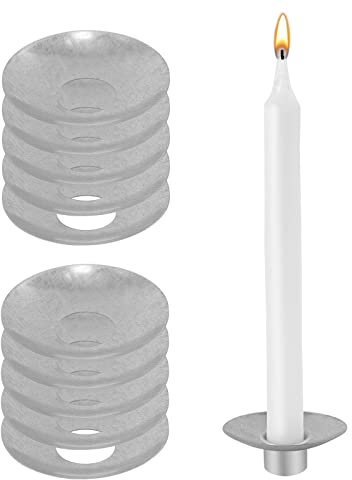 10 Stück 23 x 67 mm Tropfenfänger für Kerzen Tropfschutz Kerze Kerzentropfmanschetten für Kerzen Taufkerzen Kommunionkerzen Weihnachten