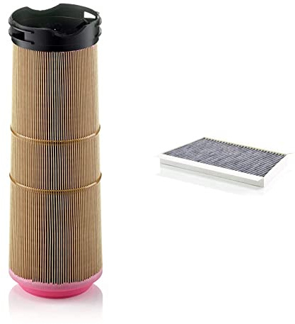 Original MANN-FILTER Luftfilter C 12 133 – Für PKW & Original MANN-FILTER Innenraumfilter CUK 3461 – Pollenfilter mit Aktivkohle – Für PKW