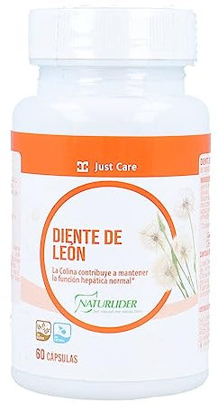 Naturlider - Diente de León, Complemento Alimenticio a Base de Diente de León y Colina - 60 Cápsulas