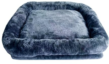 SHENGOCASE Cat Tree Tower Accessories Replacement Parts Top Cushion Bed Cover for Cat Perch with Elastic Band (11.8 x 11.8, Grey)