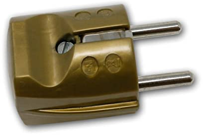 world-trading-net - spina dorata standard con contatto di protezione, 250V/16A