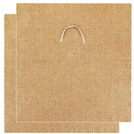 Lot de 2 couvertures de vers de 60 x 60 cm pour compostage en fibre de jute, tapis en fibre de jute pour compostage, composteur de vers pour garder les vers sombres humides au chaud