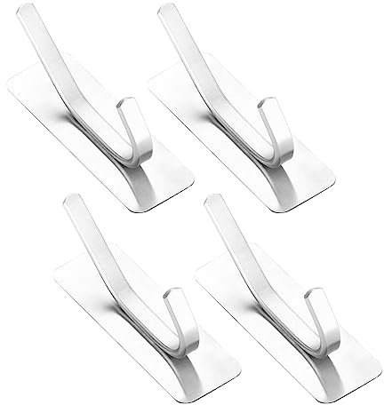 Selbstklebende klebrige Haken, extra starker Aufhänger zum Aufhängen von Badezimmerturm, Kleiderhaken, Wandmontage, Küche, Flur, Garderobenhaken, Mehrzweckhaken, kein Bohren erforderlich, Wandhaken,