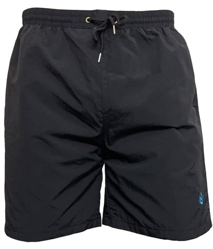 Brooklyn Imports LTD Big Size Swim Shorts Board Shorts Big & Tall Sizing 2XL 3XL 4XL 5XL 6XL Black