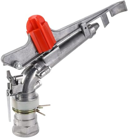 Arroseur d'irrigation de Ferme Agricole de 2 Pouces, Pistolet de Pulvérisation d'arrosage de Grande d'irrigation de Jardin Rotatif à 360 Degrés, Filetage Femelle DN50