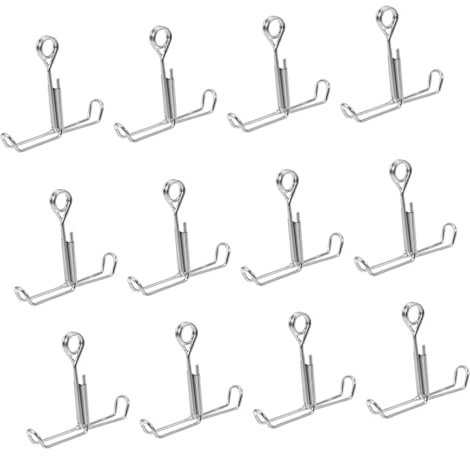 Yardwe Wasserschlauchclip Flache Backe 12 Stück Schlauchklemme Für Aquarium Tropfschlauchklemme Steuerfederklemme Ergonomisches Design