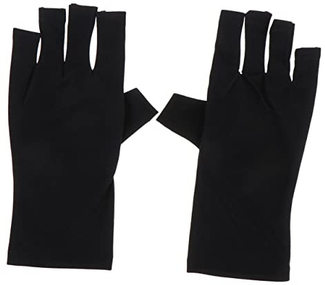 LALADEFIEE Guantes Uv Protección Uv Guantes Para Manicura De Gel Ligeros y Cómodos