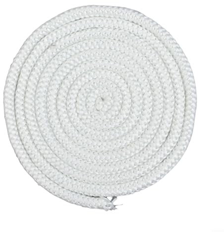 Efficiente guarnizione in fibra di vetro per stufe a legna e pellet, 2 m, tenuta migliorata (8 mm)