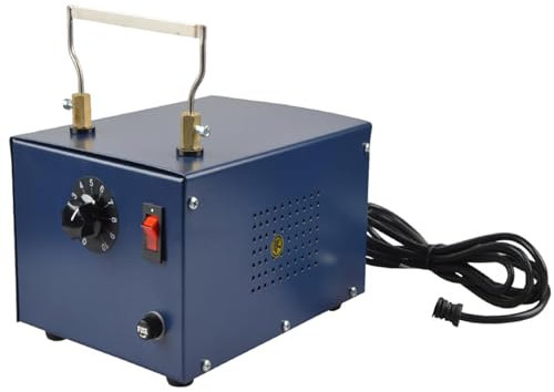 MiBoce Coupe-Corde Électrique 250 W, Table De Coupe Chauffante Électrique De Bureau, Température Maximale 500 ℃, Longueur De Lame 125 Mm, pour Couper des Câbles (Nylon, PP), Ruban Tressé