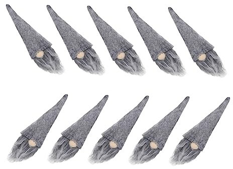 Cabilock 10 Teiliges Weihnachtsflaschenset Weihnachtstüte Weihnachtsparty Flaschenhülle Weinhüllen Für Weinflaschen Mini Weinflaschen Weihnachtsflaschenhut Weihnachtlicher