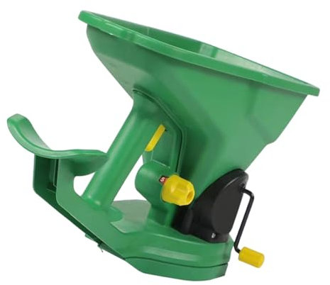 PAMINGONO Portable Seed Spreader Hand Crank Fertilizer Spreader for Gardening Lawn Care Easy to Use Seed Broadcaster Tool and Fertilizer Application