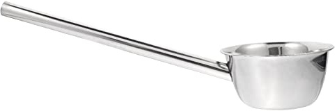 Cabilock 18.3 Extra Long Handle Stainless Steel Water Ladle, 5.5 Wide Heavy-Duty Water Dipper Scoop for Gardening & Commercial Kitchen, Large Metal Bailer for Plants, Soup & Canning
