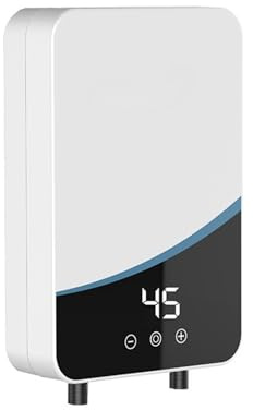 POOIQX Chauffe-Eau Électrique Chauffage Instantané Chauffe-Eau Salle De Bains Douche Chauffe-Eau Domestique sans Réservoir 3500W/5500W,éConomie D'éNergie
