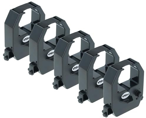 vhbw 5x Farbband Schriftband Ersatz für CE-315250 für Nadeldrucker | Bondrucker - Schwarz