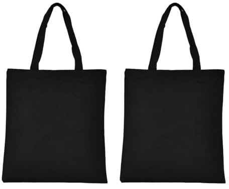 Ardorion Einkaufstasche mit Reißverschluss Baumwolltasche unbedruckt Einkaufsbeutel Shopper Jutebeutel Groß Tragetasche Stoffbeutel zum bemalen Reisetasche Tote bag