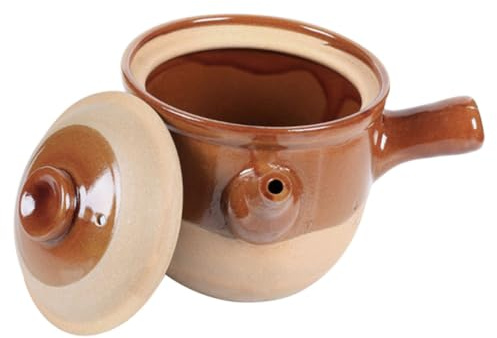 Zerodeko Cazuela De Hierbas Pequeña De Barro Para Cocinar Olla De Medicina Accesorio De Cocina Para Guisos Lentos