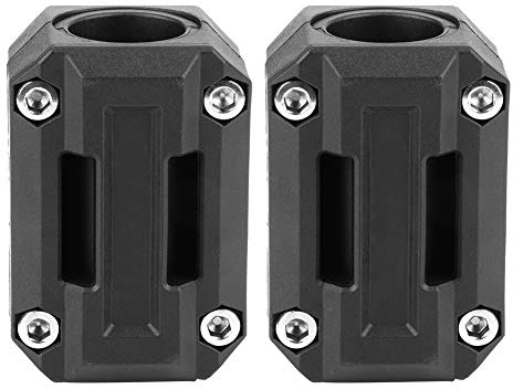 Generic Protezione Paraurti Motore Moto Blocco Decorativo antietà Universale Adatto per Adatto per, 1 Paio per Diametro 22mm-28mm per Motociclisti Materiale in Nylon