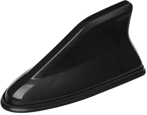 Antena automotriz Antena Radio Coche Antena de Aleta de tiburón para Coche, Compatible con SsangYong, Actyon, Turismo, Rodius y Rexton.(Black)