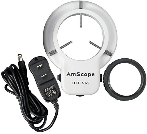 56 LED Microscope Ring Light with Dimmer